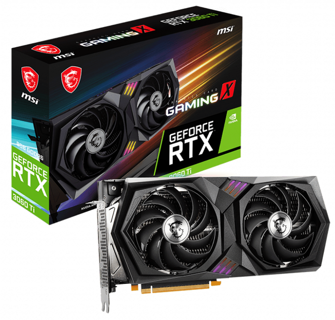 Відеокарта MSI GeForce RTX 3060 Ti Gaming X LHR 8GB GDDR6 (RTX