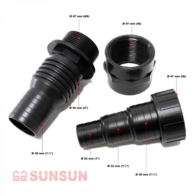 Насос CTP-12000 ECO 12000 л/ч H-6.5м 100W SunSun помпа для воды пруда УЗВ - изображение 5