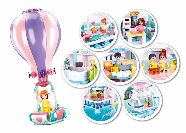 Конструктор детский Sluban для девочки 938 деталейM38-B0929 - изображение 2