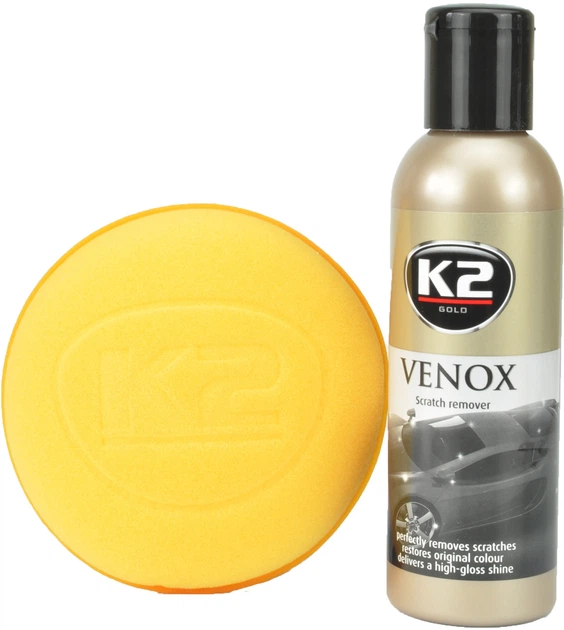 Mleczko do usuwania rys K2 G0501 z gąbką VENOX mleczny 180 ml (K20205) - obraz 7