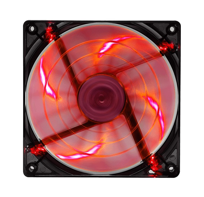 Вентилятор Aerocool Shark Fan 120мм LED (Evil Black/Orange) - изображение 2
