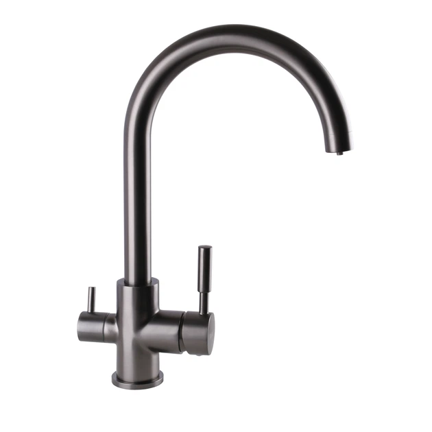 Смеситель для кухни под осмос Globus Lux GLLR-0333-11-GRAPHITE - изображение 3