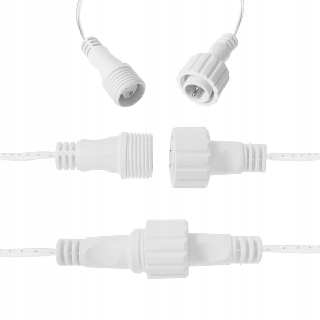 Гирлянда бахрома уличная (наружная) Springos 8 м 200 LED CL0201 Warm White - Фото 5 Гирлянда бахрома уличная (наружная) Springos 8 м 200 LED CL0201 Warm White - изображение 5