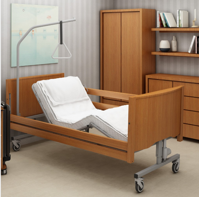 Реабілітаційна медична ліжко Reha-bed TAURUS silver - зображення 1