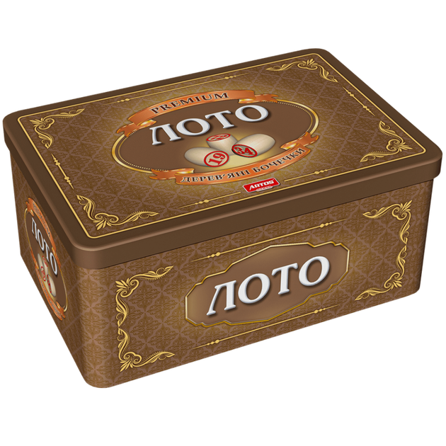 Настільна гра "Лото XL" Artos Games 1212ATS 90 дерев'яних барило - Фото 1 Настільна гра "Лото XL" Artos Games 1212ATS 90 дерев'яних барило - зображення 1