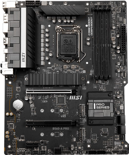 Материнская плата MSI B560-A Pro (s1200, Intel B560, PCI-Ex16) – фото ...