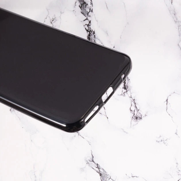 Силиконовый чехол Motorola E7 Plus (TPU бампер) Black (22289-2B) - изображение 4