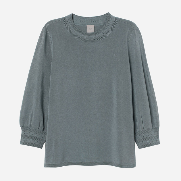 Джемпер жіночий H&M 0831611_01 XS Сірий із зеленим від Rozetka на платформі USKIDKA Акція на Джемпер жіночий H&M 0831611_01 XS Сірий із зеленим від Rozetka
