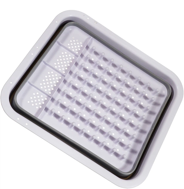 Органайзер для сушки посуди Supretto Серо-голубой (7147-0001) - изображение 4