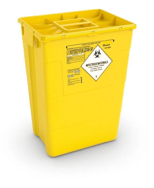 EVO 50 MONO, контейнер для сбора медицинских и биологических отходов (50 л) - зображення 1