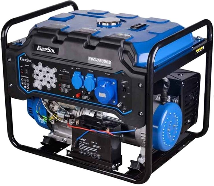 Генератор бензиновий EnerSol EPG-7500SE 7/7.5 кВт електричний пуск AVR - зображення 2