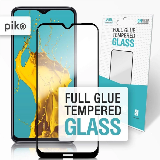 Защитное стекло Piko Full Glue для Xiaomi Redmi Note 8T Black (1283126496547) - изображение 2