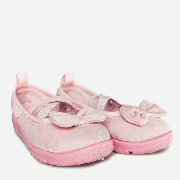 Текстильные тапочки OLDCOM Princess 24 Бледно-розовые (4841347079597) 
