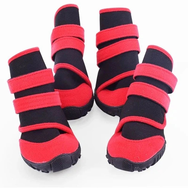 Обувь для собак DogClub BigDog XS (4,5*5,6 см) Red - изображение 6