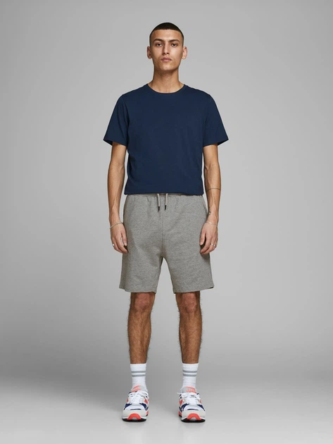 Шорты Jack & Jones M Серый 12165327LightGrey - Фото 1 Шорты Jack & Jones M Серый 12165327LightGrey - изображение 1