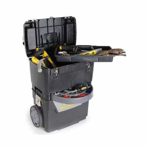 Ящик для инструментов на колесах пластиковый с органайзерами Stanley "IML Mobile Work Center 2 in 1" (1-93-968) - Фото 2 Ящик для инструментов на колесах пластиковый с органайзерами Stanley "IML Mobile Work Center 2 in 1" (1-93-968) - зображення 2