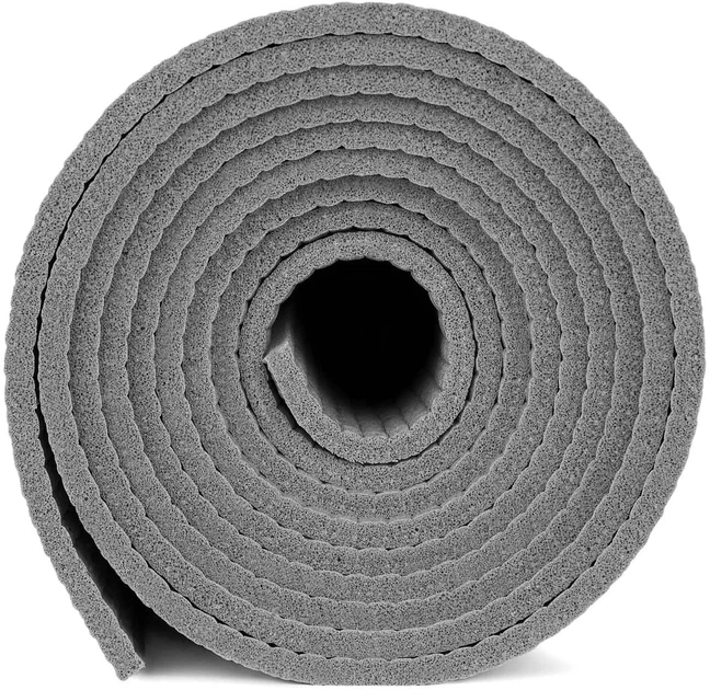 Йога-мат, килимок для фітнесу Newt FitGo PVC GR 4 мм Сірий (TI-0509-03-G) - Фото 2 Йога-мат, килимок для фітнесу Newt FitGo PVC GR 4 мм Сірий (TI-0509-03-G) - зображення 2