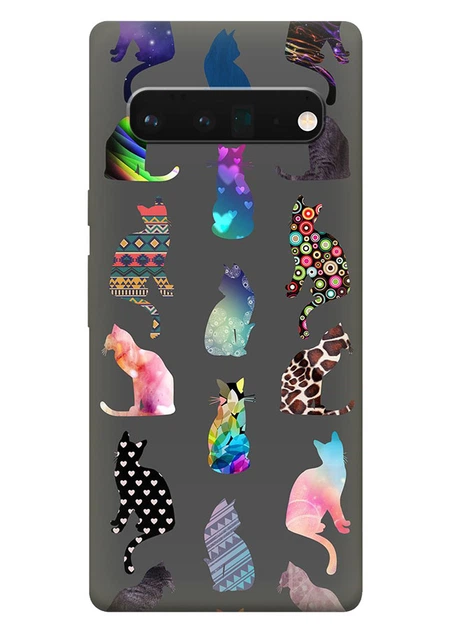 Силиконовый чехол ПринтОК для Google Pixel 6 Pro - Котики - Фото 1 Силиконовый чехол ПринтОК для Google Pixel 6 Pro - Котики - изображение 1