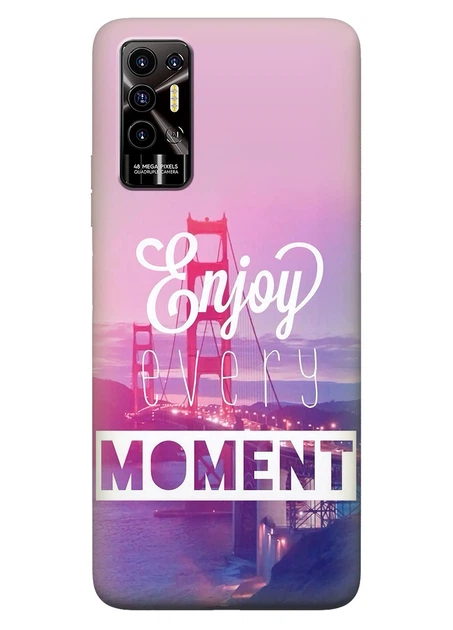 Силиконовый чехол ПринтОК для Tecno Pova 2 - Enjoy every moment - Фото 1 Силиконовый чехол ПринтОК для Tecno Pova 2 - Enjoy every moment - изображение 1