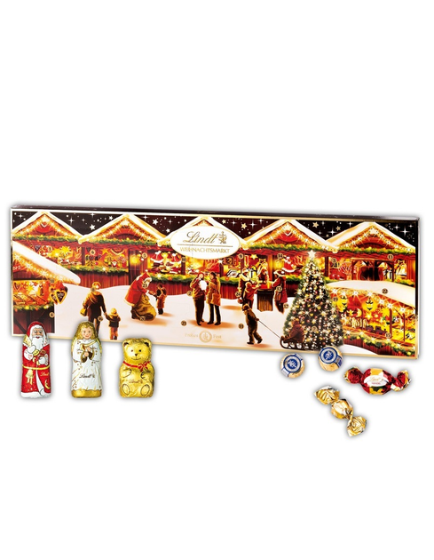 Адвент календарь с конфетами Lindt Рождественская ярмарка 250г – купить ...