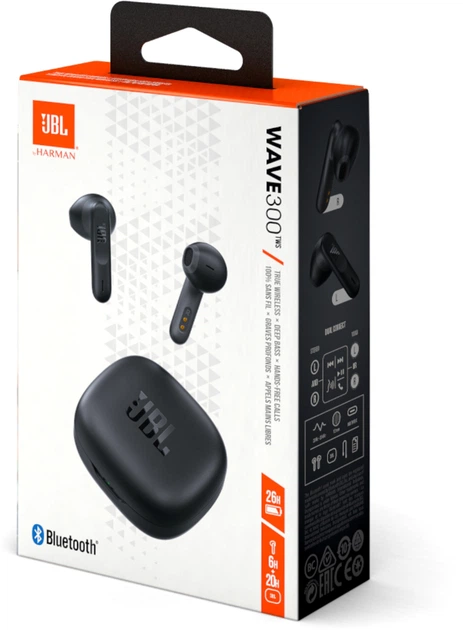 Навушники JBL Wave 300 TWS Black (JBLW300TWSBLK) - зображення 12