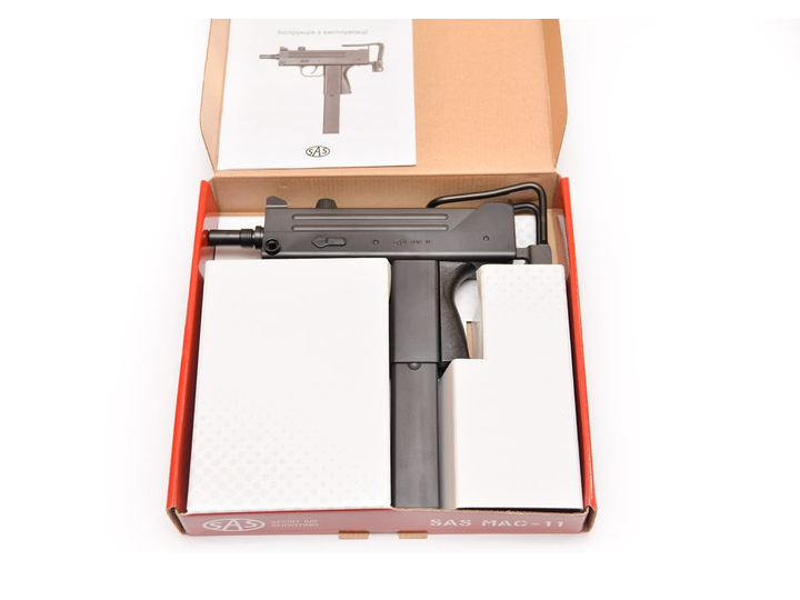 Пистолет пневматический SAS MAC-11 UZI - Фото 7 Пистолет пневматический SAS MAC-11 UZI - изображение 7