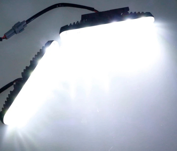 Денні ходові вогні універсальні світлодіодні фари дхо DRL Led Білий Avtoexpect (31696) - зображення 5