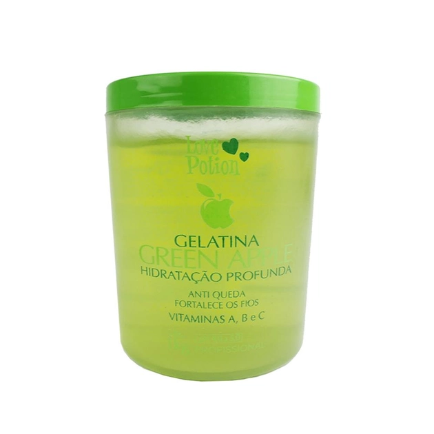 Ботокс для волос Love Potion Gelatina Green Apple (коллагеновый восстановитель) 1000мл (0105130) 