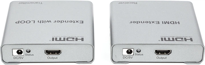 Подовжувач HDMI-сигналу PowerPlant HDMI 4K/30 hz до 100 м через CAT5E/6 loop-out (HDES12-LOOP) (CA912964) - зображення 3