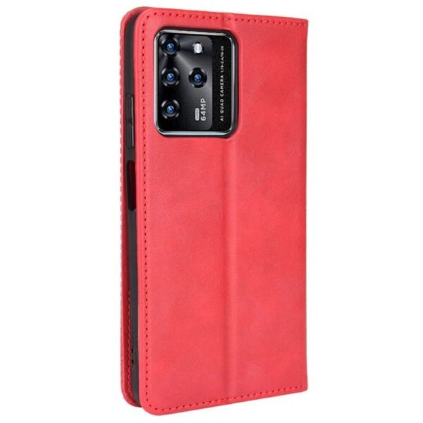 Чохол Deexe Retro Style для ZTE Blade V30 - Red - зображення 3