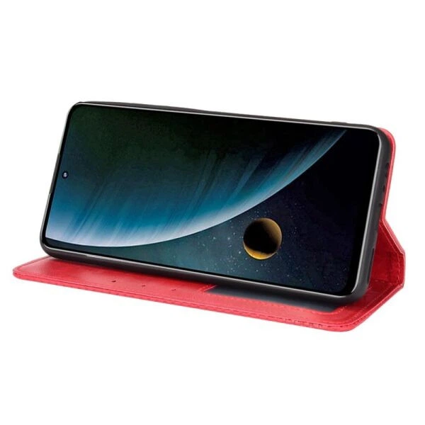 Чохол Deexe Retro Style для ZTE Blade V30 - Red - зображення 5