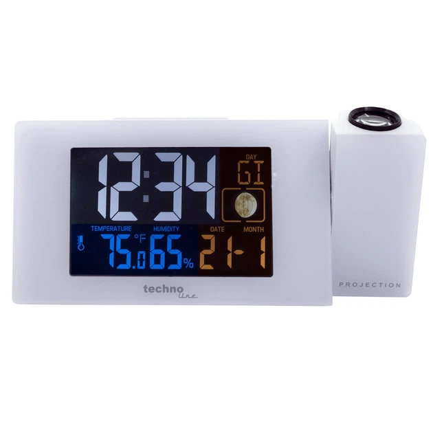 Часы проекционные Technoline WT537 White (WT537) - изображение 3