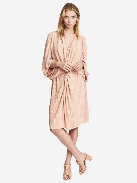 Платье-футболка миди женское H&M XAZ127840IUZT M Бежевое (DD8000002733489) - Фото 1 Платье-футболка миди женское H&M XAZ127840IUZT M Бежевое (DD8000002733489) - изображение 1
