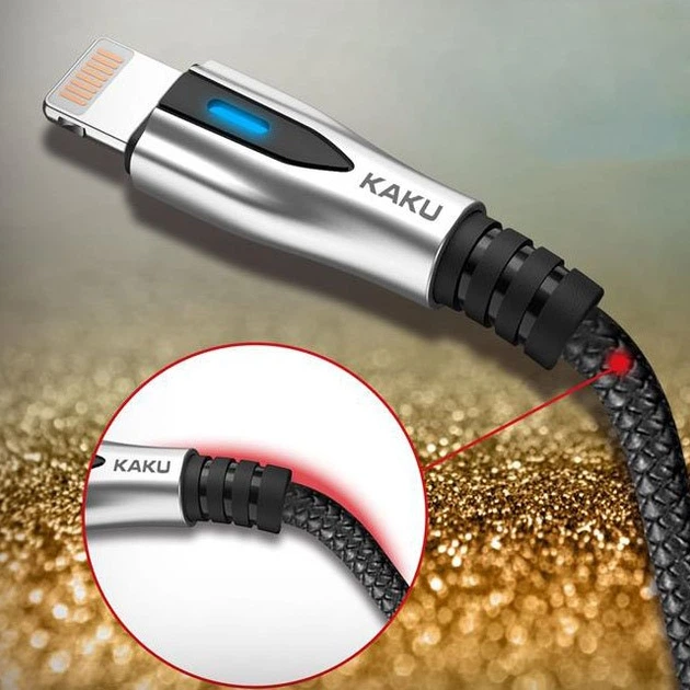 USB кабель Kaku KSC-097 USB - Lightning 1.2 m з індикатором