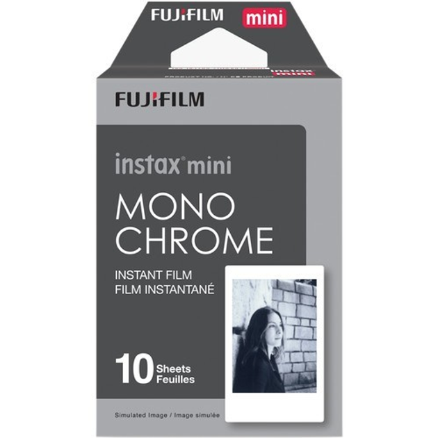 Фотобумага для камеры Fujifilm Instax Mini Monochrome instant Film 10 ...