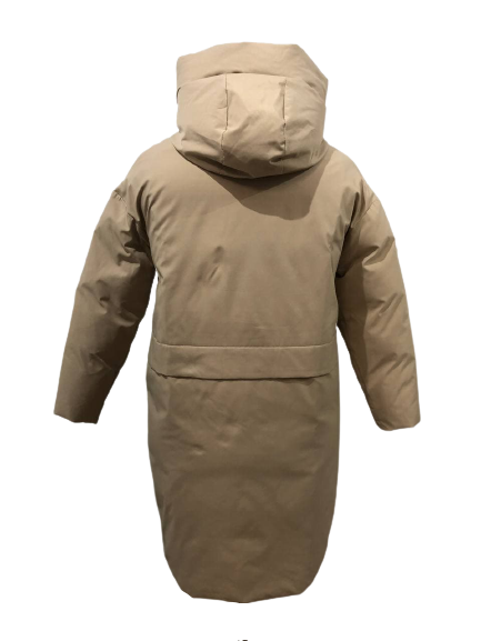 Пальто женское зимнее SNOW OW 21A685M бежевое XXL - изображение 5