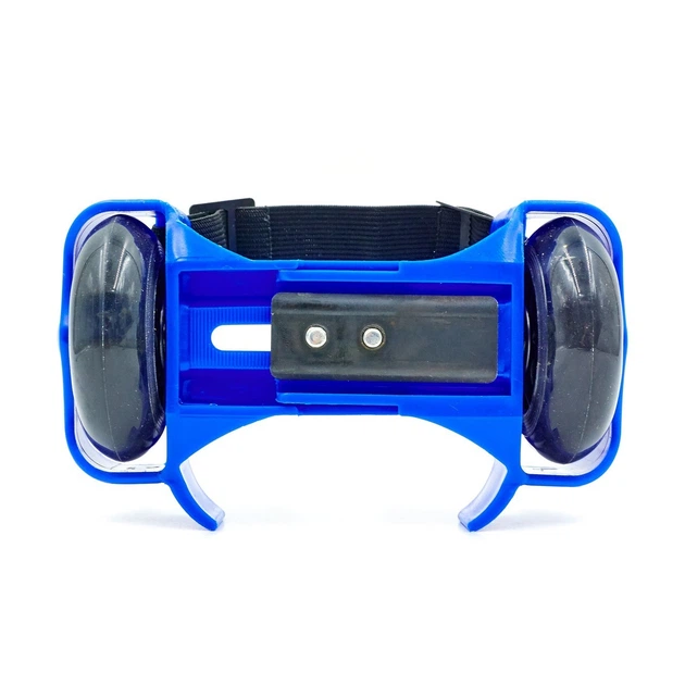 Ролики на пятку Флеш Роллеры пяточные раздвижные светящиеся ролики Record Flashing Roller синие АН1616 - изображение 4