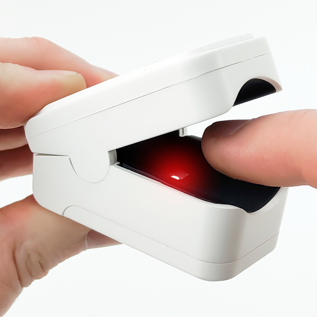 Электронный пульсоксиметр на палец JETIX Pulse Oximeter White + батарейки в комплекте (Гарантия 12 месяцев) - изображение 5