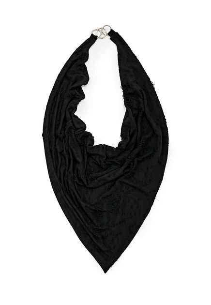 Шарф "Эдинбург" большой трендовый от MyScarf теплый черный мужской с кольцами - Фото 2 Шарф "Эдинбург" большой трендовый от MyScarf теплый черный мужской с кольцами - изображение 2