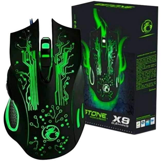 Игровая мышка iMICE X9, проводная компьютерная мышь с LED с подсветкой 2400 dpi, мышка для ПК, ноутбука - изображение 8