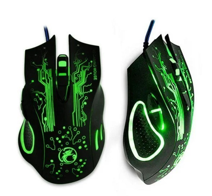 Игровая мышка iMICE X9, проводная компьютерная мышь с LED с подсветкой 2400 dpi, мышка для ПК, ноутбука - изображение 11