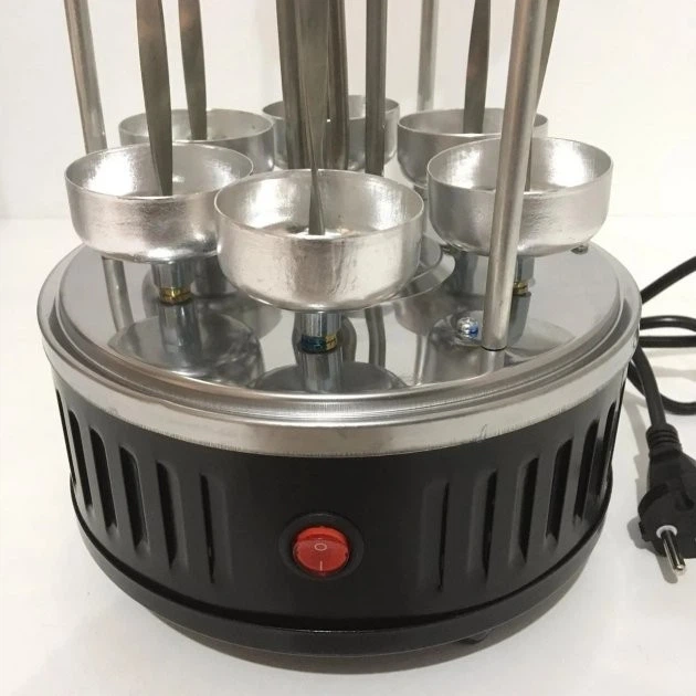 Електрошашличниця на 6 шампурів Domotec MS-7781 1000W, BBQ шашличниця електрична - зображення 13