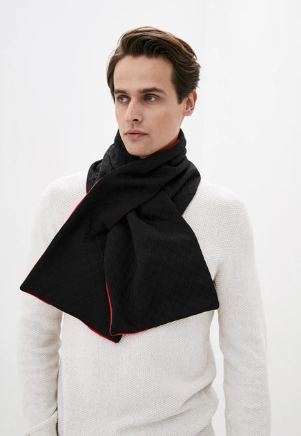 Шарф "Нью-Йорк" большой трендовый от MyScarf теплый черно-красный мужской - Фото 1 Шарф "Нью-Йорк" большой трендовый от MyScarf теплый черно-красный мужской - изображение 1