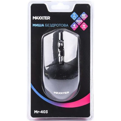 Мышка Maxxter Mr-403 Wireless Black (Mr-403) - изображение 5