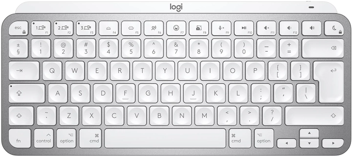 Клавиатура беспроводная Logitech MX Keys Mini For Mac Wireless Illuminated Pale Grey (920-010526) - изображение 1