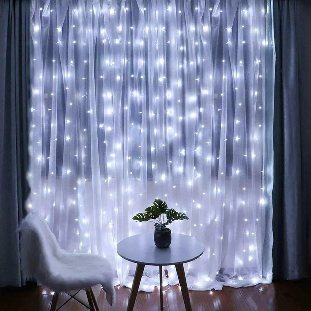 Гирлянда светодиодная Штора Xmas 160 LED 2х2 м Белый – фото, отзывы ...