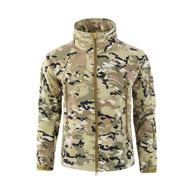 Тактична куртка № 2 Lesko A012 Camouflage CP 2XL армійська камуфляж (K/OPT2-5127-27082) - зображення 1
