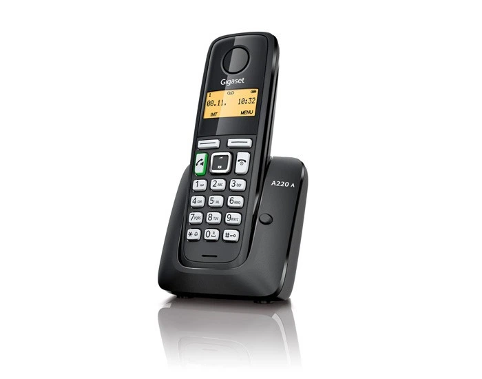 Радіотелефон DECT Gigaset A220A Black з автовідповідачем (S30852-H2431-S301) - зображення 3