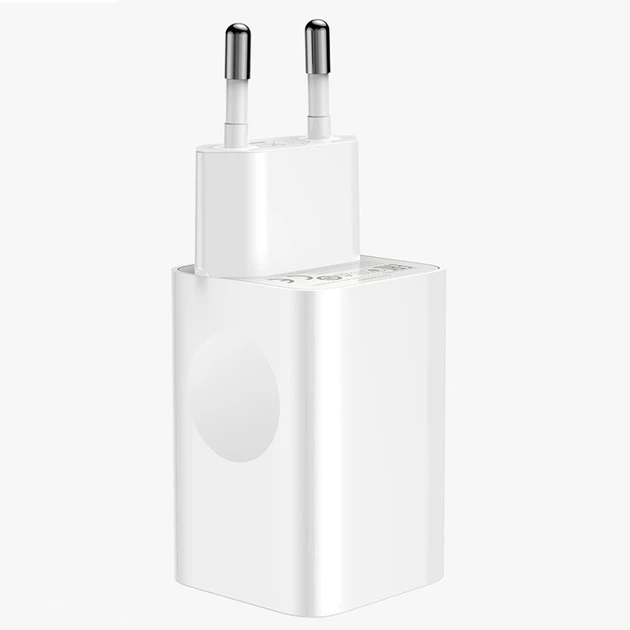 Зарядка для телефона планшета Baseus Wall Charger (1USB, 2.4A, QC3.0). White - изображение 8