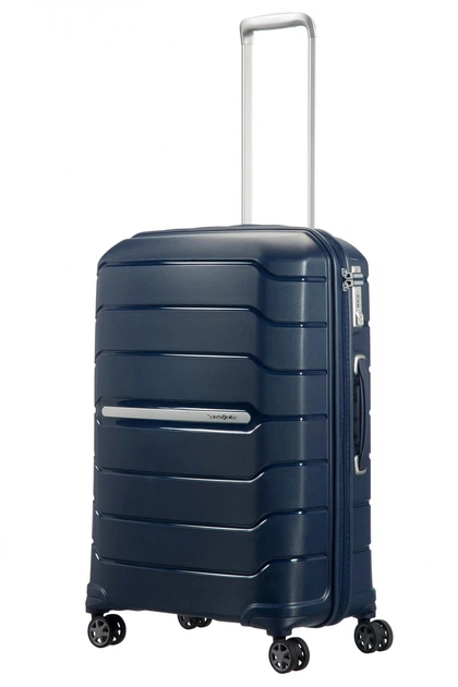 Чемодан Samsonite Flux Spinner на 4-х колесиках 68/25 Exp Темно-синий (CB0-41002) - изображение 3